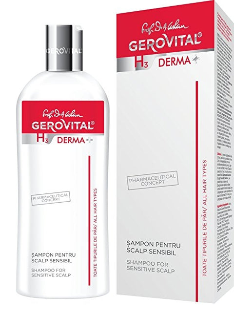 Gerovital H3 Derma+ Shampoo for Sensitive Scalp