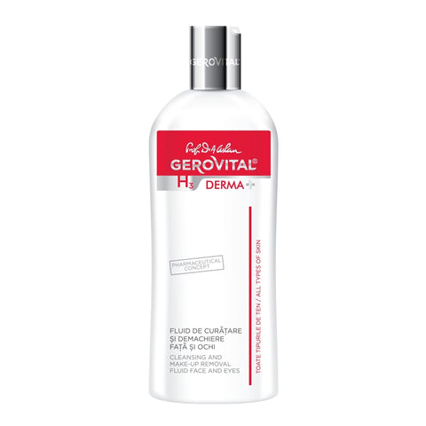 Gerovital H3 Derma+ Cleansing and Make-Up Removal Fluid Face and Eyes