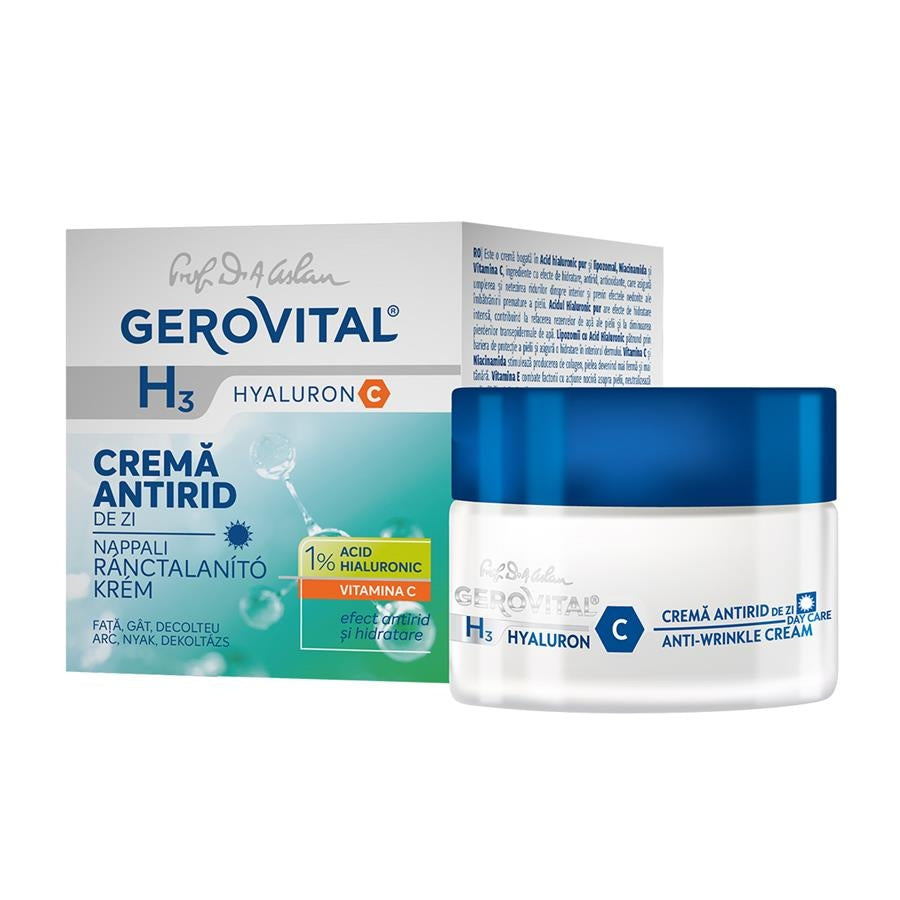 ルーマニア　GEROVITAL H3 Classic & Hyaluron C Gerovital H3 - Intensive Anti Wrinkle Cream (day care)