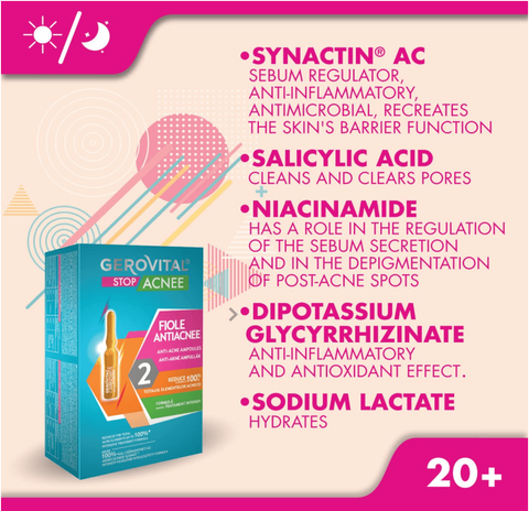 Gerovital Acne Stop - Anti-Acne Ampoules