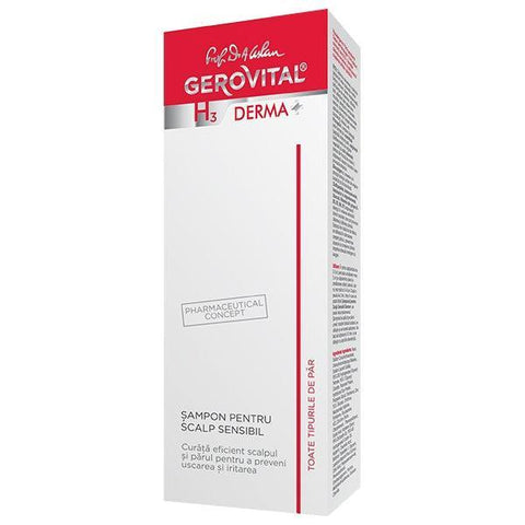 Gerovital H3 Derma+ Shampoo for Sensitive Scalp