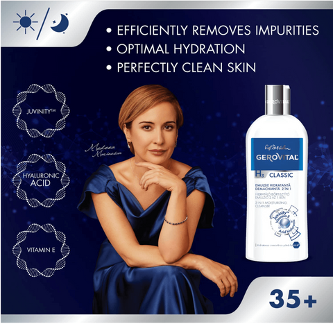 Gerovital H3 Classic - Moisturising Cleanser 2 in 1