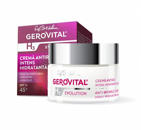 Gerovital H3 Evolution - Anti Wrinkle Cream Highly Moisturising SPF 10