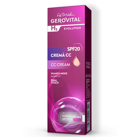 Gerovital H3 Evolution - CC Cream SPF 20