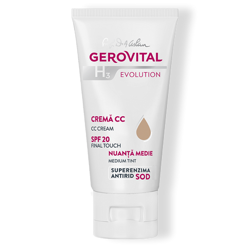 Gerovital H3 Evolution - CC Cream SPF 20
