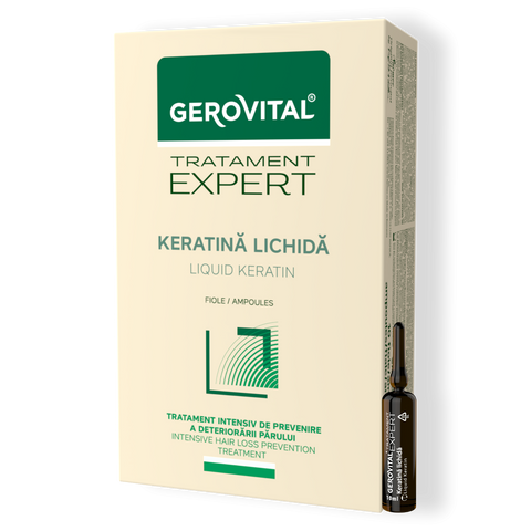 Gerovital Hair Expert - Liquid Keratine Ampoules