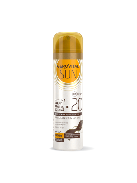Gerovital Sun - Sun Protection Spray Lotion SPF 20