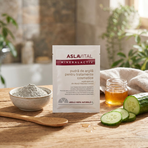 Aslavital - Clay Powder for Cosmetic Treatments 10 x 20g