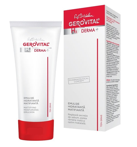 Gerovital H3 Derma+ Mattifying Moisturising Emulsion