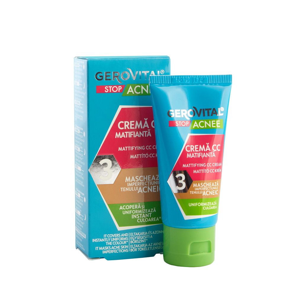 GEROVITAL STOP ACNEE-CREMA CC MATIFIANTA
