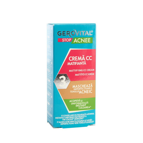 Gerovital Acne Stop - Mattifying CC Cream