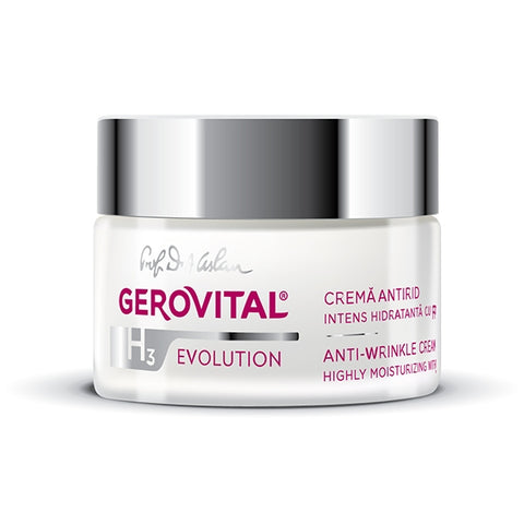 Gerovital H3 Evolution - Anti Wrinkle Cream Highly Moisturising SPF 10