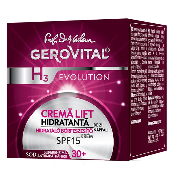 Moisturizing Lifting Cream for day care with SPF10 – Gerovital