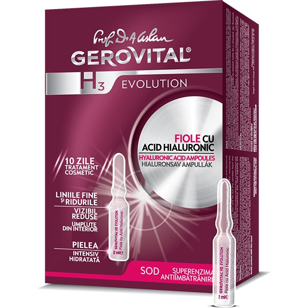GEROVITAL H3 EVOLUTION シリーズ 2点セット Hyaluronic Acid Ampoules (10 ampoules) – Gerovital