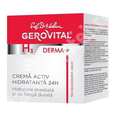 Gerovital H3 Derma+ Active Moisturising Cream 24h