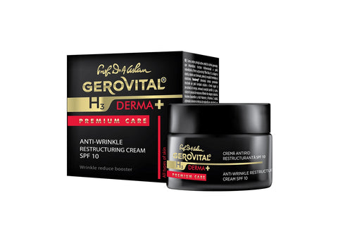 Gerovital H3 Derma+ Premium - Anti Wrinkle Restructuring Cream SPF10