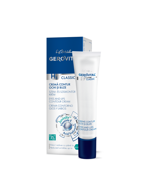 Gerovital H3 Classic - Eyes and Lips Contour Cream