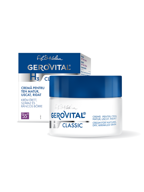 Gerovital H3 Classic - Cream for Mature Dry, Wrinkled, Skin