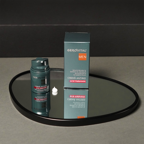 Gerovital Men - Anti - Wrinkle Cream With Hyaluronic Acid