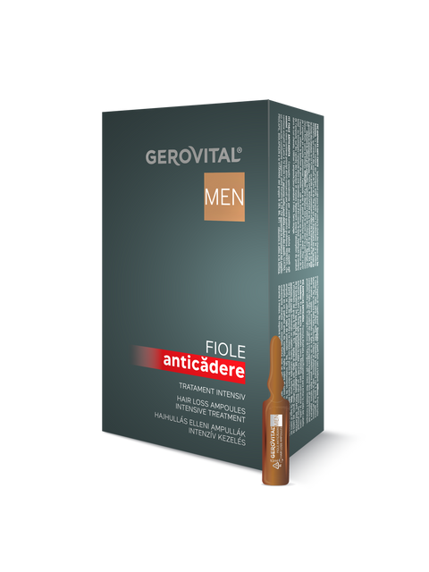 Gerovital Men - Anti - Hair Loss Ampoules