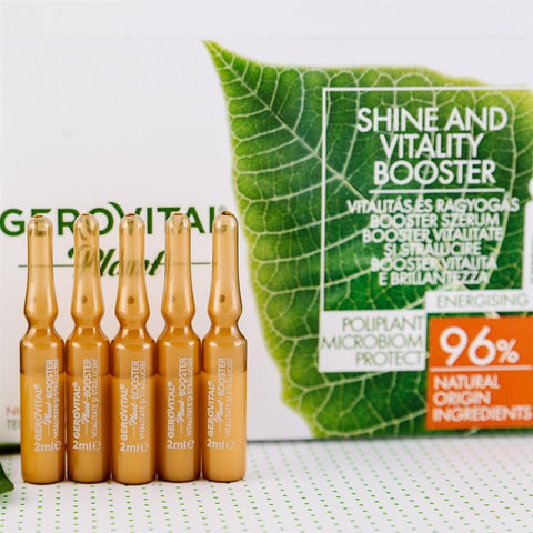 Gerovital Plant - Shine and Vitality Booster Vials "Microbiom Protect"