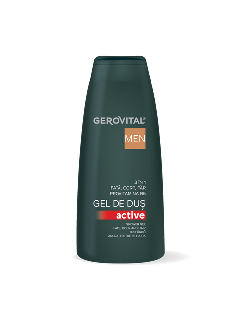 Gerovital Men - Active Shower Gel 3 In 1
