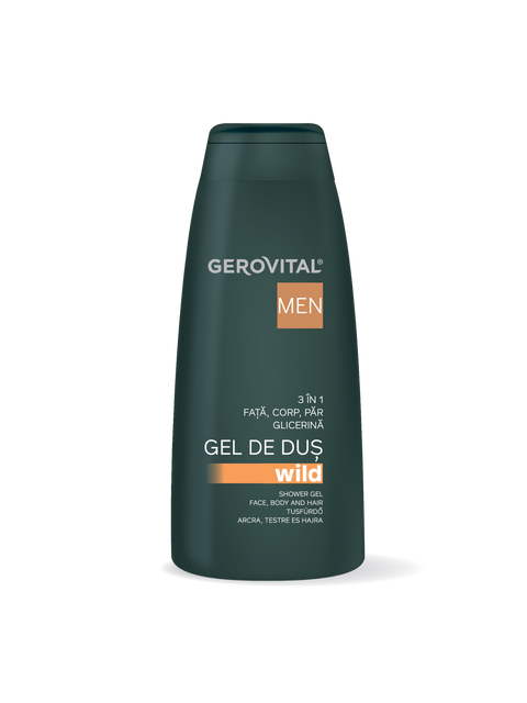 Gerovital Men - Wild Shower Gel 3 In 1