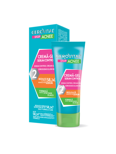 Gerovital Acne Stop - Sebum Control Cream Gel