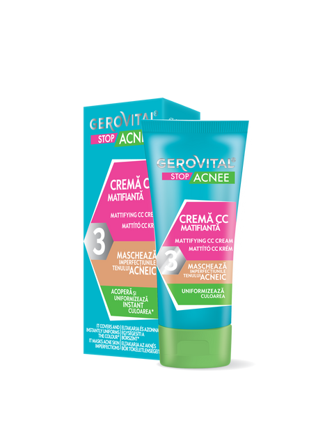 Gerovital Acne Stop - Mattifying CC Cream