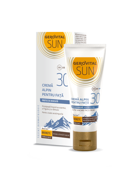 Gerovital Sun - Alpine Face Sun Cream SPF 30