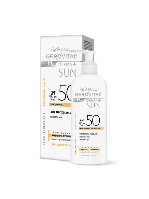 Gerovital H3 Derma+ - Sun Protection Milk - SPF 50