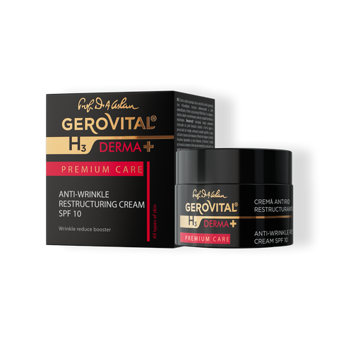 Gerovital Derma+ Premium - Anti Wrinkle Restructuring Cream SPF10