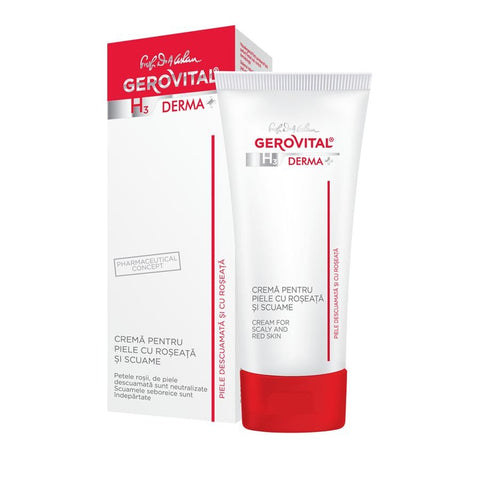 Gerovital H3 Derma+ Face Wash Gel for Skin Prone to Redness and Scales
