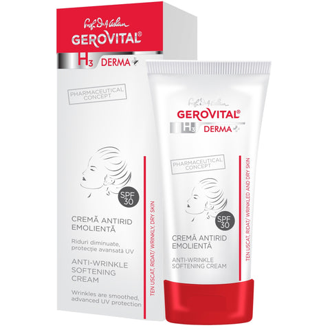 Gerovital H3 Derma+ Anti Wrinkle Softening Cream SPF30