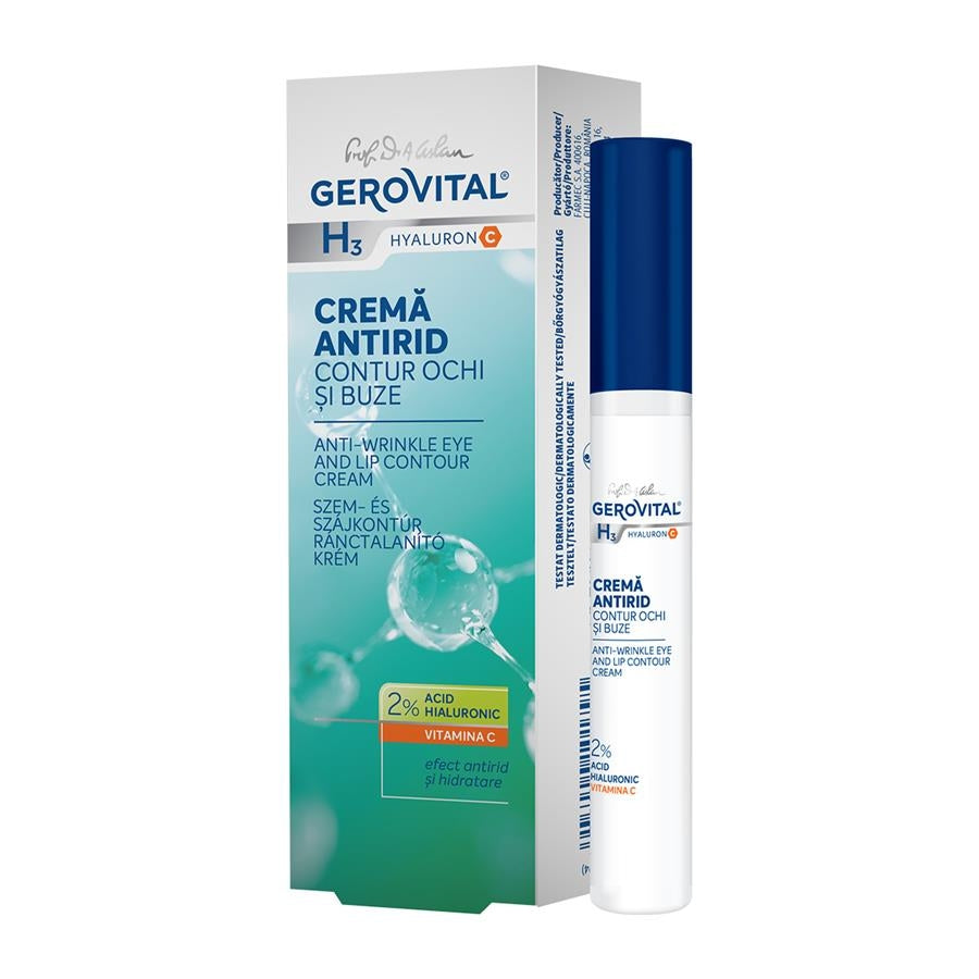 Anti Wrinkle Eyes and Lips Contour Cream| Gerovital Official