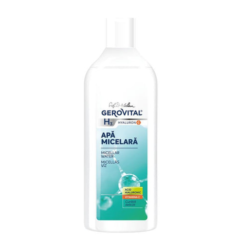 Gerovital H3 - Micellar Water with Hyaluronic Acid and Vitamic C