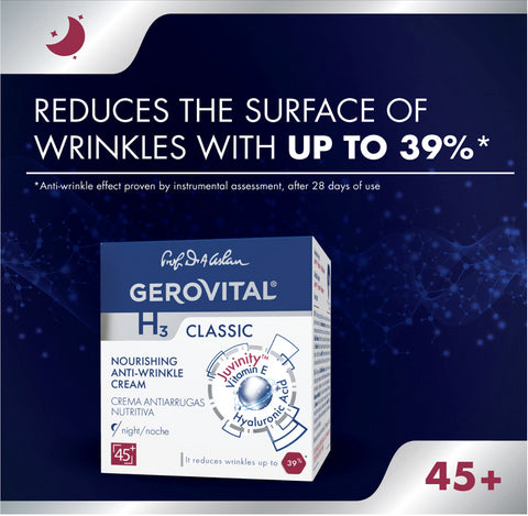 Gerovital H3 Classic - Nourishing Anti Wrinkle Night Cream