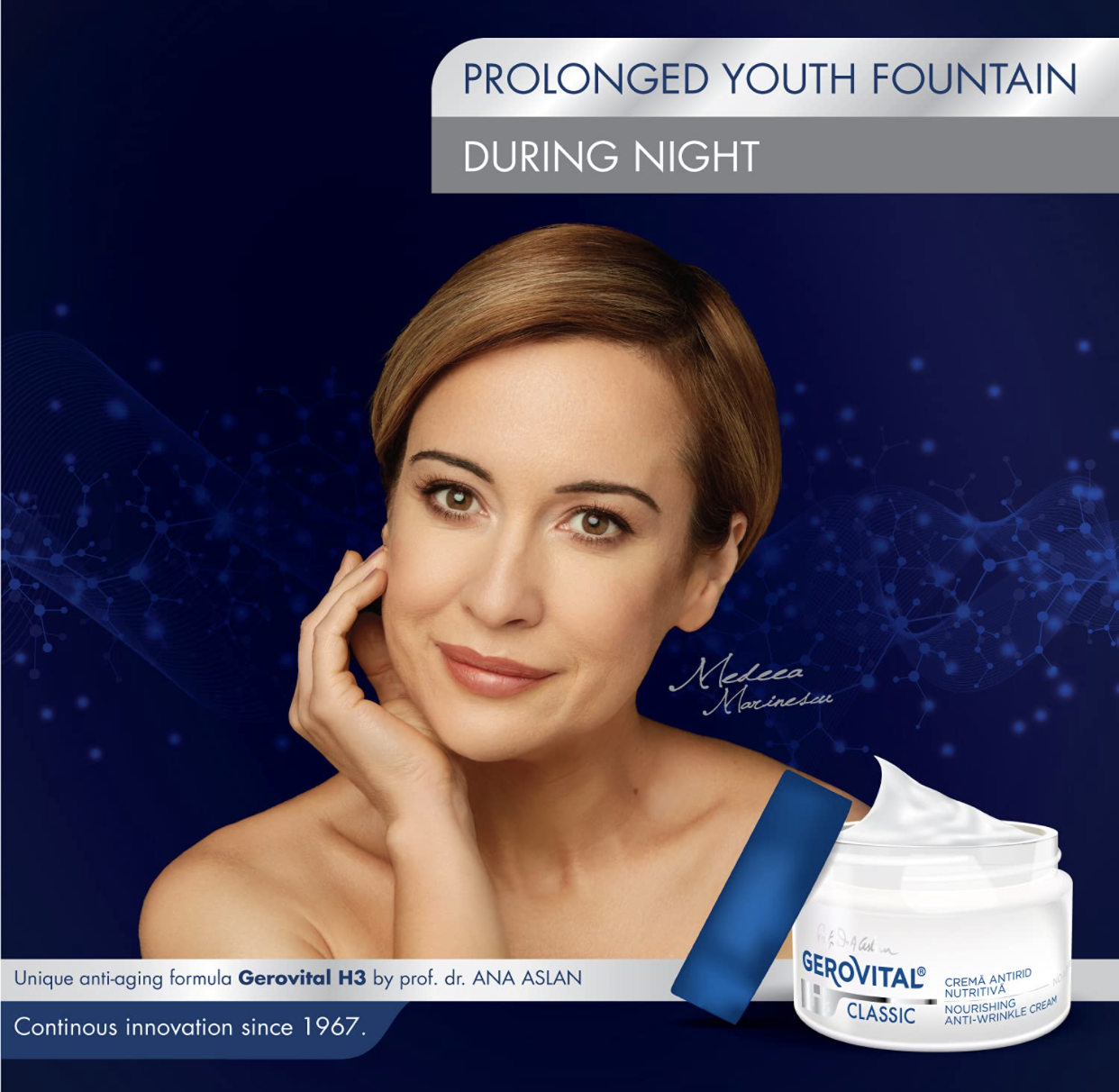 Nourishing Anti Wrinkle Night Cream | Gerovital Skin Care