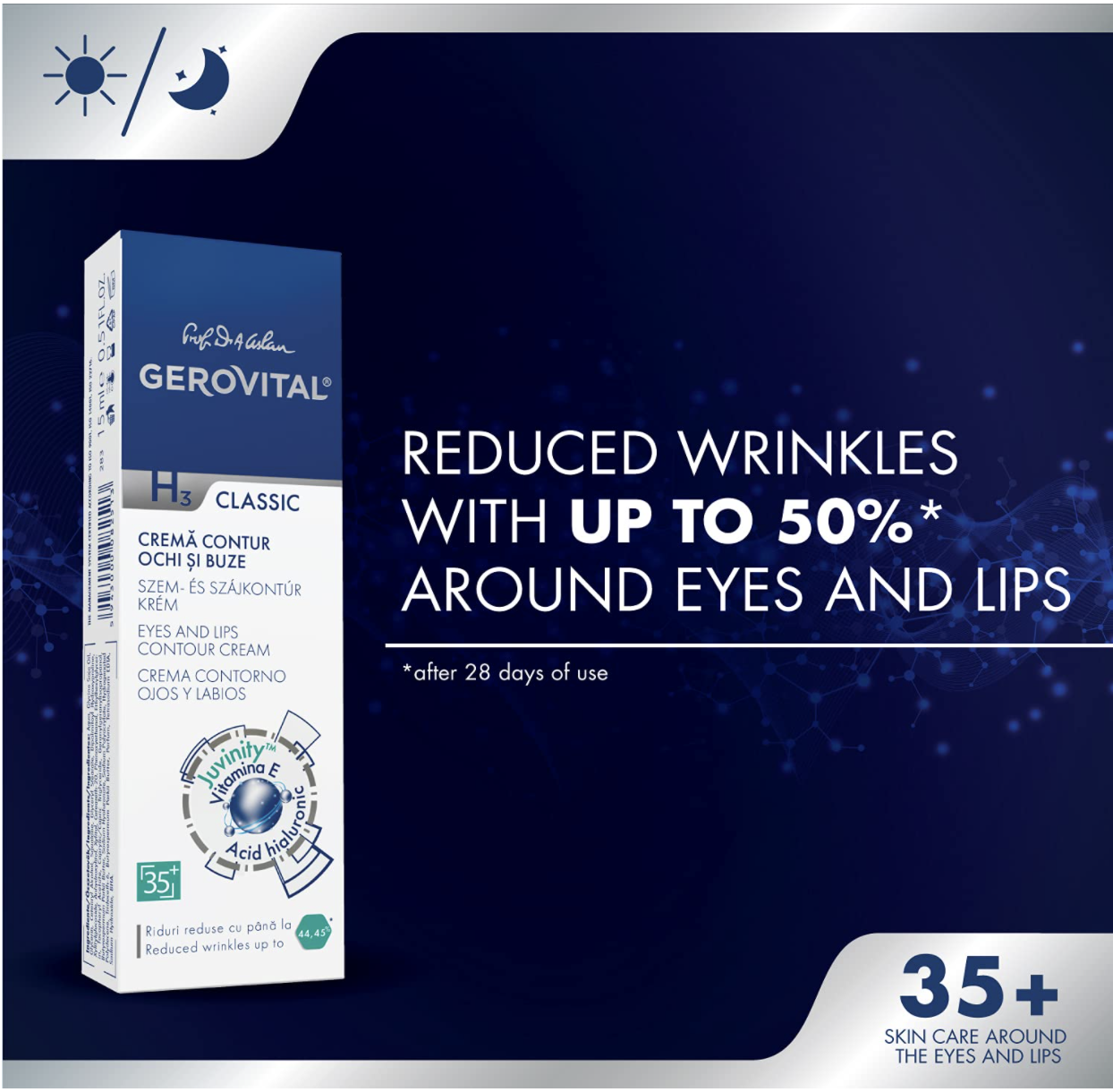 Eyes and Lips Contour Cream | Gerovital Official Store