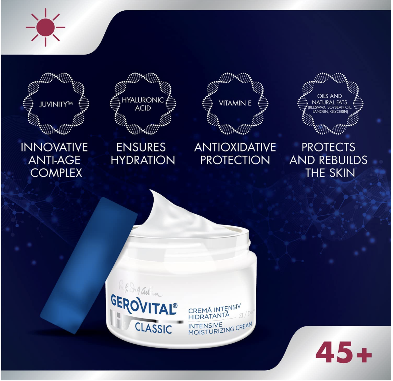 Gerovital GH3 Classic Intensive Moisturising Day Cream – Gerovital