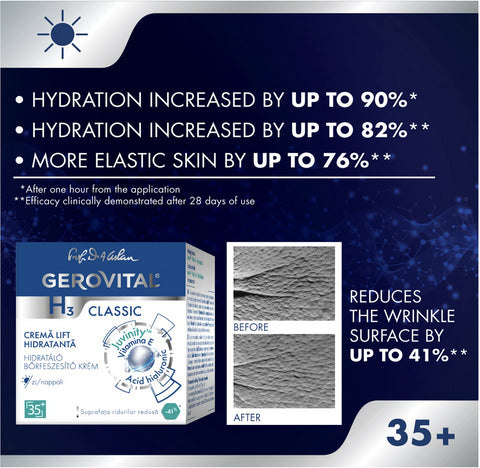 Gerovital H3 Classic - Moisturising Lift Cream (Day Care)