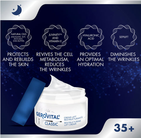 Gerovital H3 Classic - Restructuring Lift Cream (Night Care)