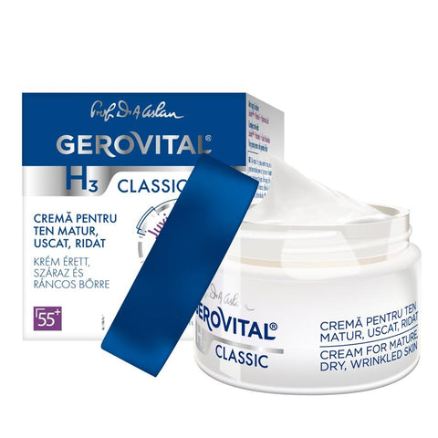 Gerovital H3 Classic - Cream for mature, dry, wrinkled skin