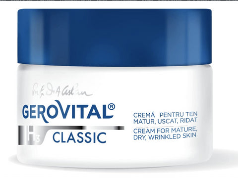 Gerovital H3 Classic - Cream for mature, dry, wrinkled skin