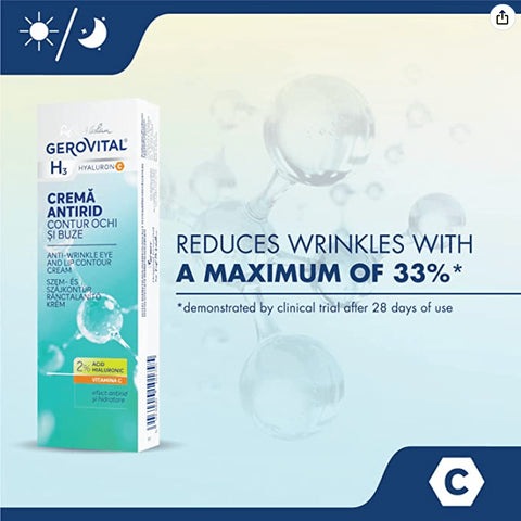 Gerovital H3 - Anti Wrinkle Eyes and Lips Contour Cream