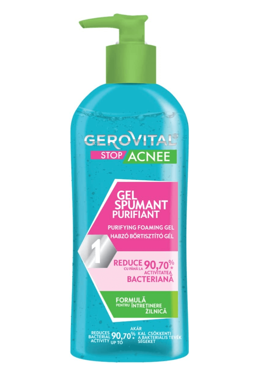 Gerovital Acne Stop - Purifying Foaming Gel – Gerovital Official Store