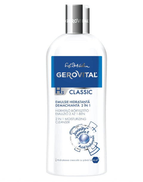 Gerovital H3 Classic - Moisturising Cleanser 2 in 1