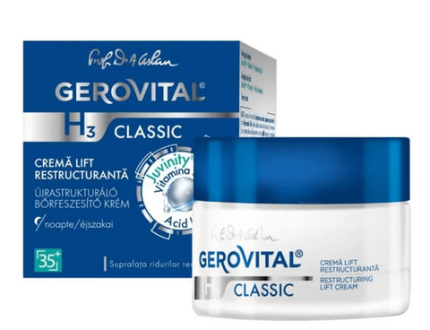Gerovital H3 Classic - Restructuring Lift Cream (Night Care)