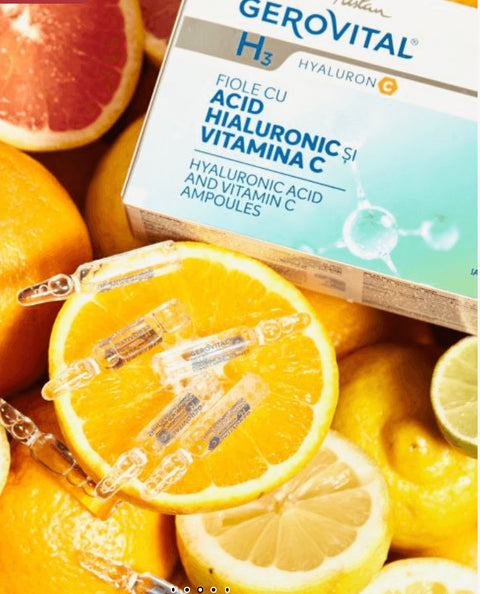 Gerovital H3 - Hyaluronic Acid and Vitamin C Ampoules Set