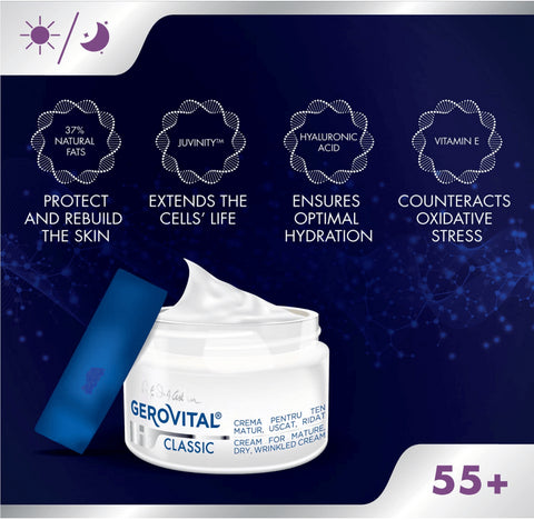 Gerovital H3 Classic - Cream for mature, dry, wrinkled skin